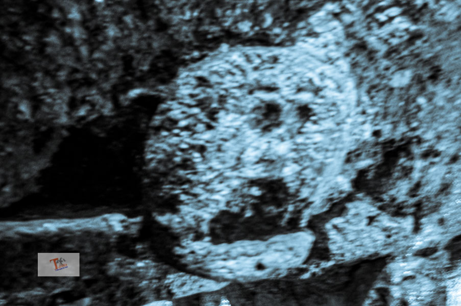 Cividale del Friuli ipogeo celtico, mascherone - Turista a due passi da casa