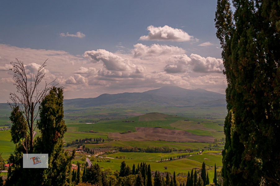 Pienza, panorama sulla Val d'Orcia - Turista a due passi da casa