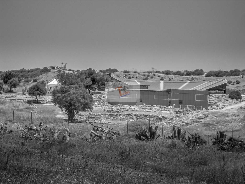 Eraclea Minoa, la zona del teatro durante i restauri - Turista a due passi da casa