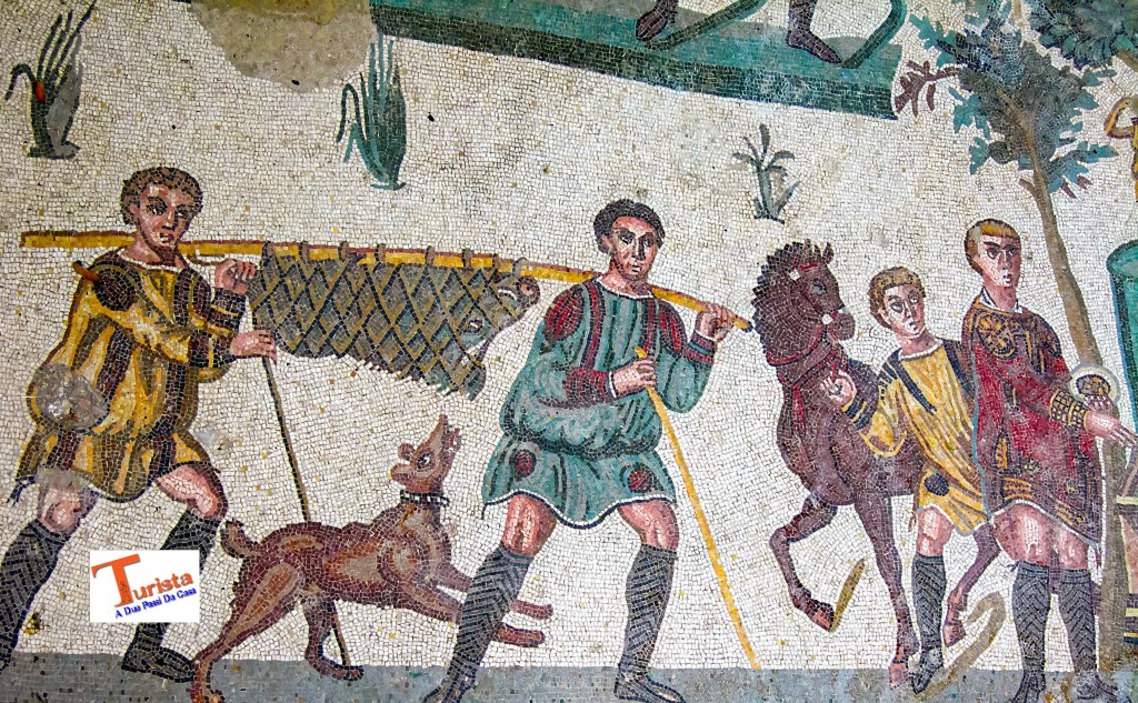 Villa romana del Casale, mosaico - Turista A Due Passi Da Casa