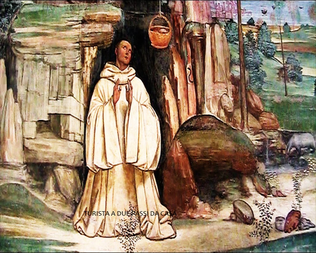 Abbazia Monte Oliveto Maggiore, uno degli affreschi -Turista A Due Passi Da Casa