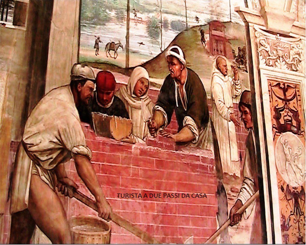 Abbazia Monte Oliveto Maggiore, affresco del chiostro -Turista A Due Passi Da Casa