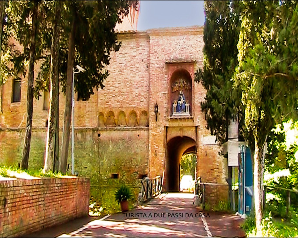 Abbazia Monte Oliveto Maggiore, l'ingresso -Turista A Due Passi Da Casa