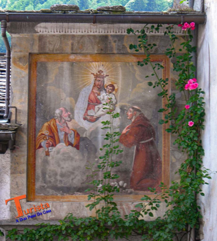 Boccioleto, Sentieri dell'arte, uno degli affreschi- Turista A Due Passi Da Casa