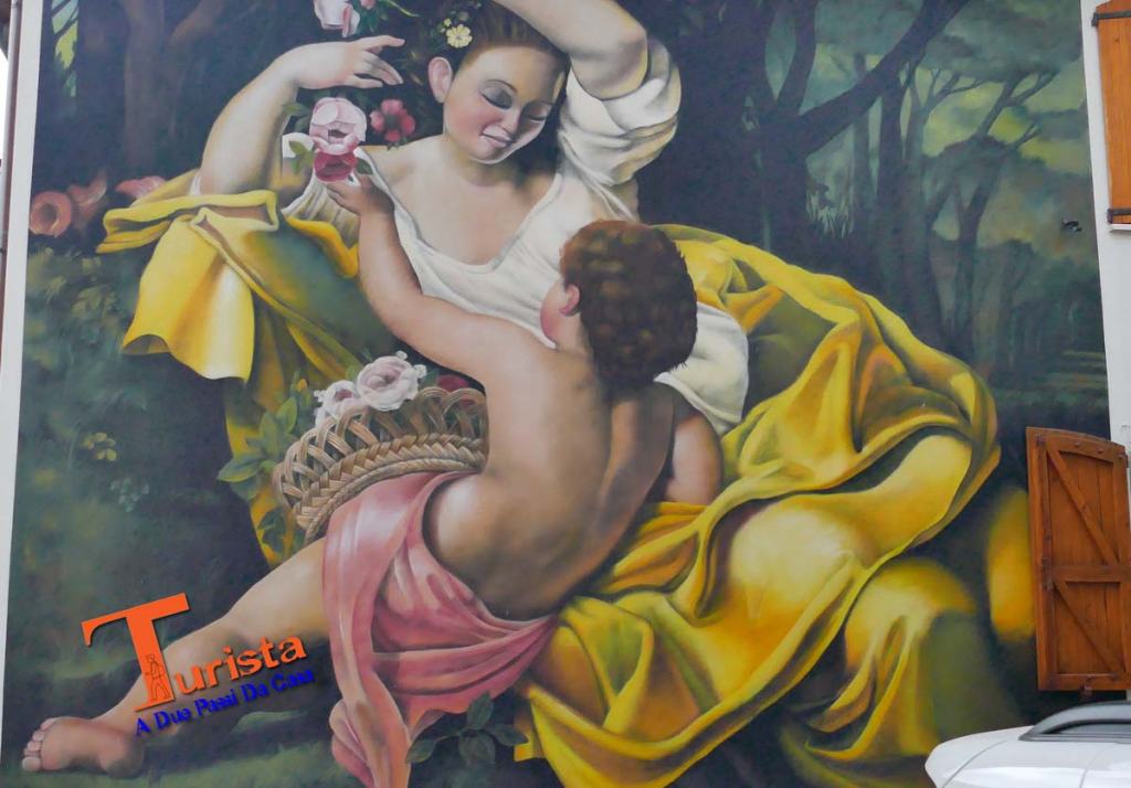 Cacciano, uno dei murales - Turista A Due Passi Da Casa