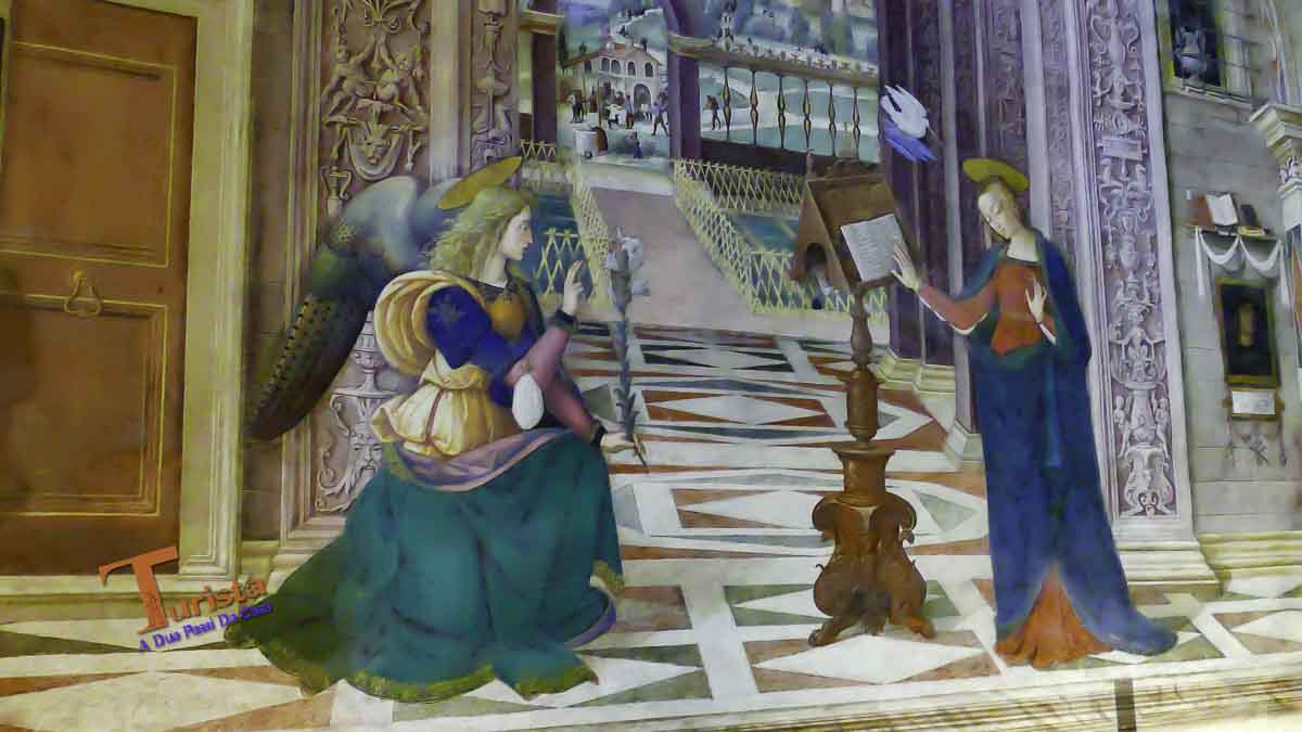 Spello, dipinto di Cappella Baglioni - Turista A Due Passi Da Casa