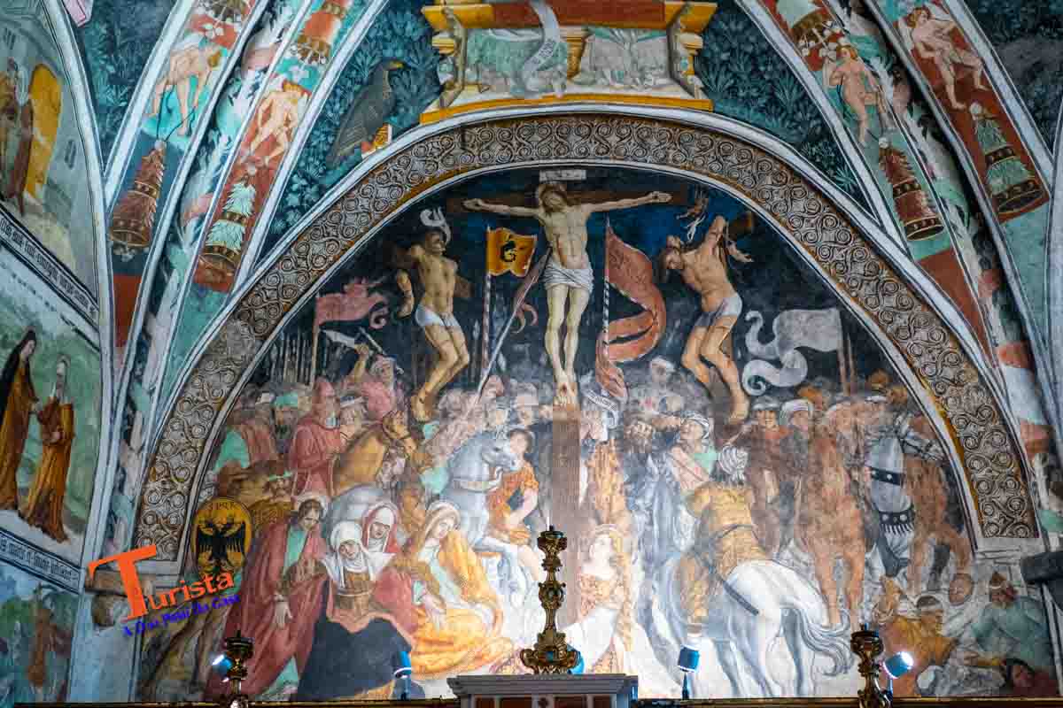 Elva, chiesa parrocchiale, affresco di Hans Clemer - Turista A Due Passi Da Casa