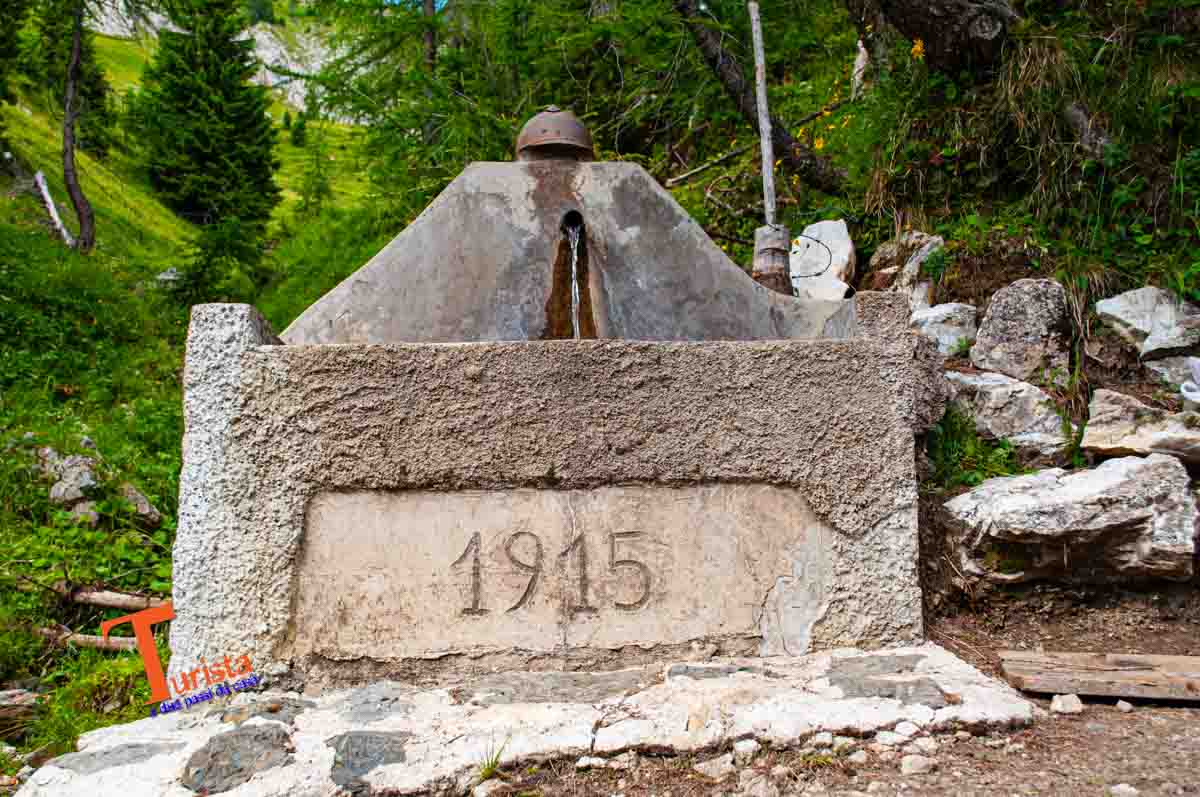 Lago di Bordaglia, fontana 1915 - Turista A Due Passi Da Casa