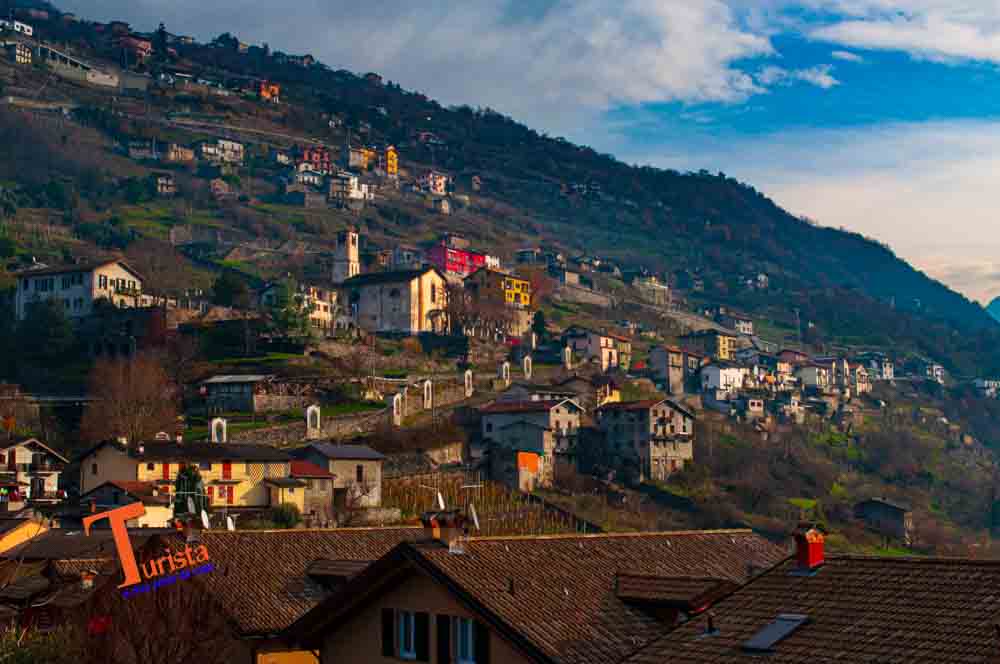 Traona, panorama su Via Crucis e Convento San Francesco - Turista a Due Passi Da Casa
