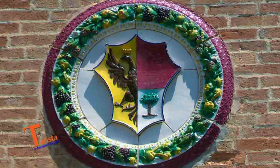 Castagneto Carducci, stemma Della Gherardesca - Turista a Due Passi Da Casa