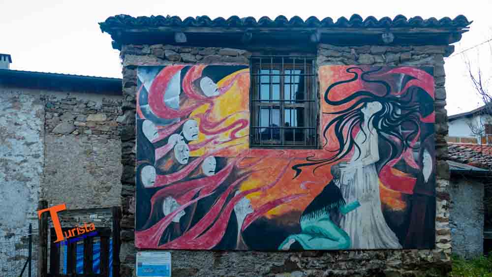 Parlasco, dipinto di Itala Gasparini- Turista a Due Passi Da Casa