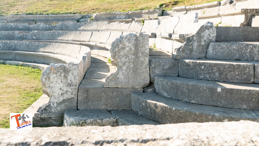 Pietrabbondante, Santuario Italico, Teatro, gli spalti, particolare- Turista A Due Passi Da Casa