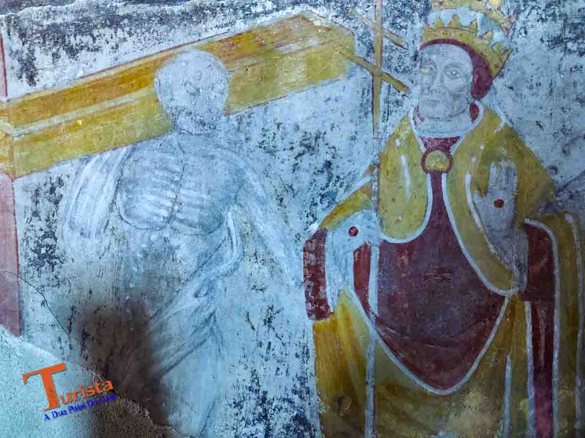 Chiesa di Santa Maria in Binda a Nosate (Mi), un particolare della Danza Macabra - Turista A Due Passi Da Casa