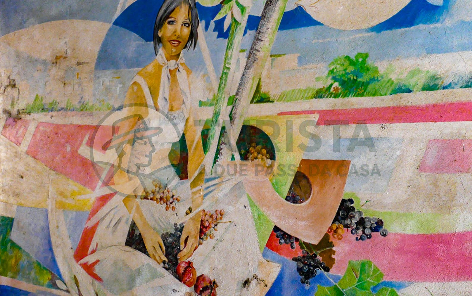 Uno dei murales di Dozza - Turista A Due Passi Da Casa