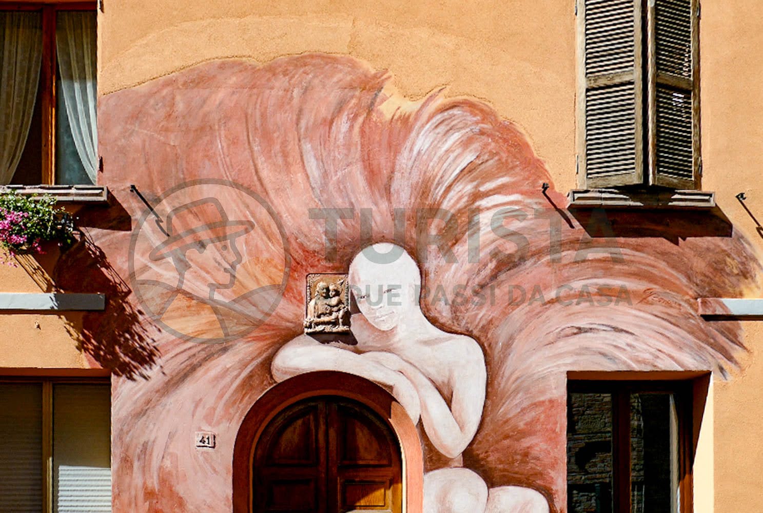 Uno dei murales di Dozza - Turista A Due Passi Da Casa