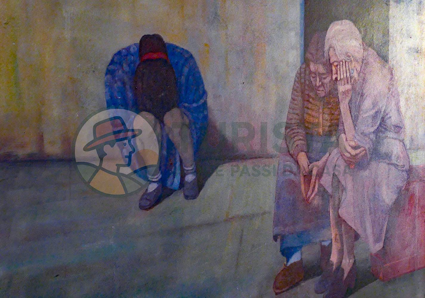 Uno dei murales di Dozza - Turista A Due Passi Da Casa