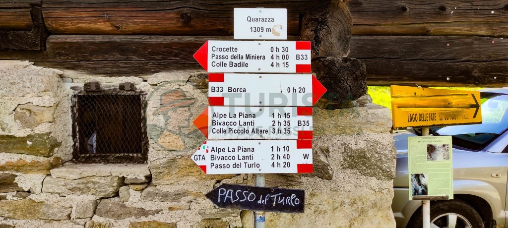 Indicazioni per i percorsi al Lago delle Fate a Macugnaga - Turista A Due Passi Da Casa