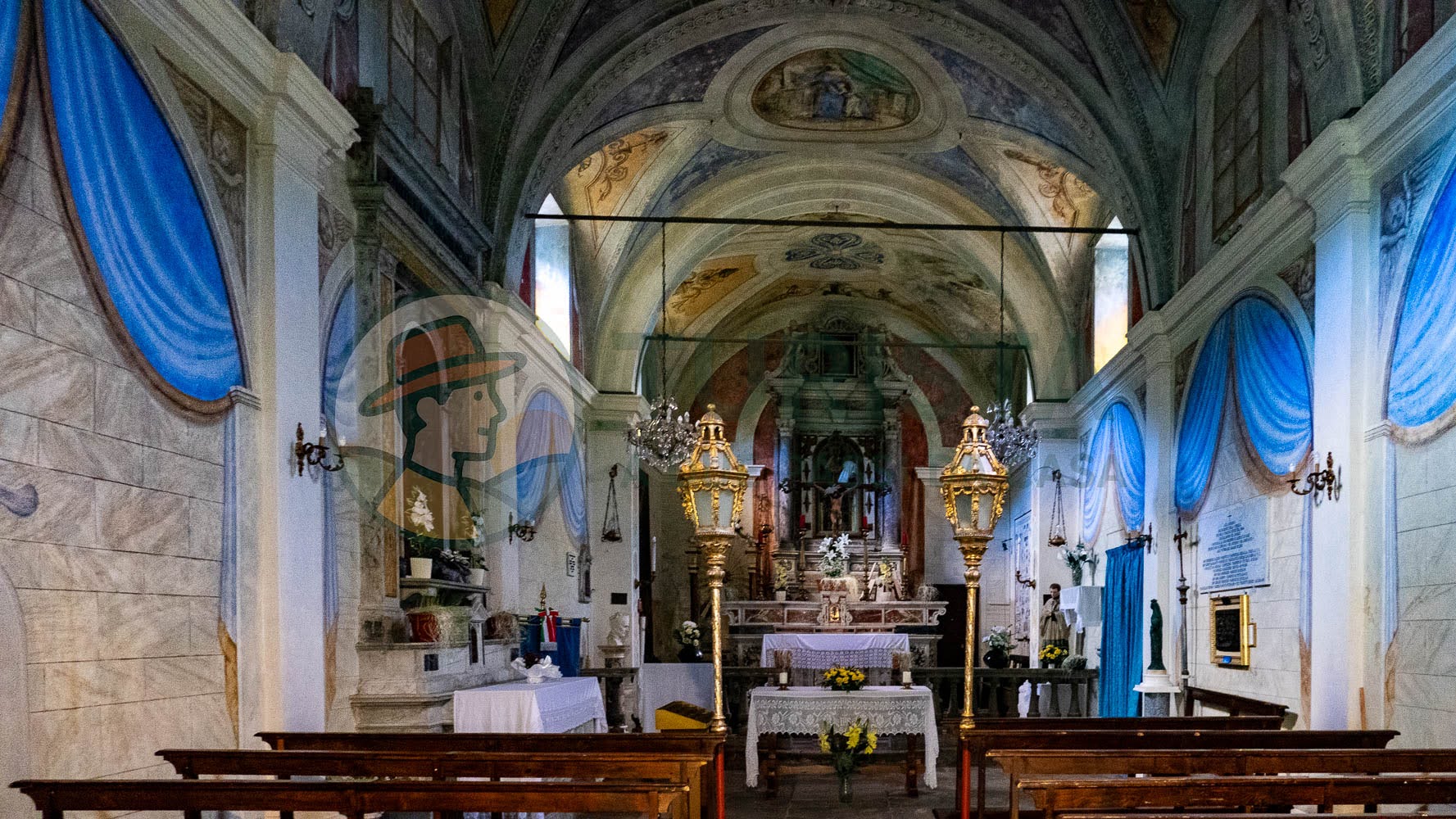 L'interno della chiesa di Sant'Anna a Sant'Anna di Stazzema, Turista A Due Passi Da Casa